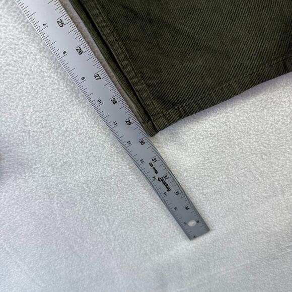 Everlane Corduroy Pants Mens 40x30 Green Chino Khaki Slim Trouser Office NEW - Picture 4 of 11